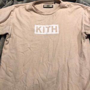 Kith peach Box Logo